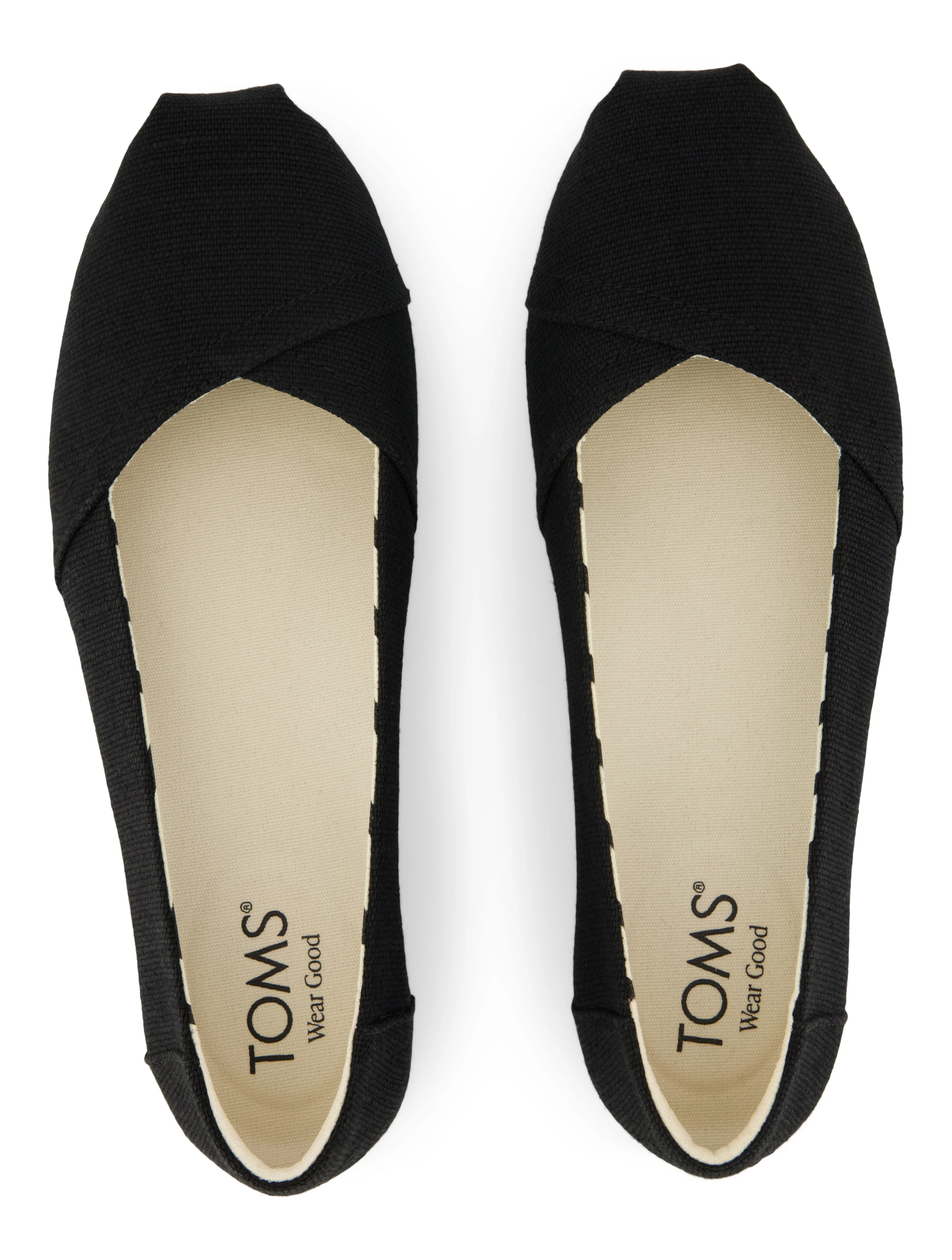 Alpargata Ballet Flat - Black/Black Canvas - Image 5