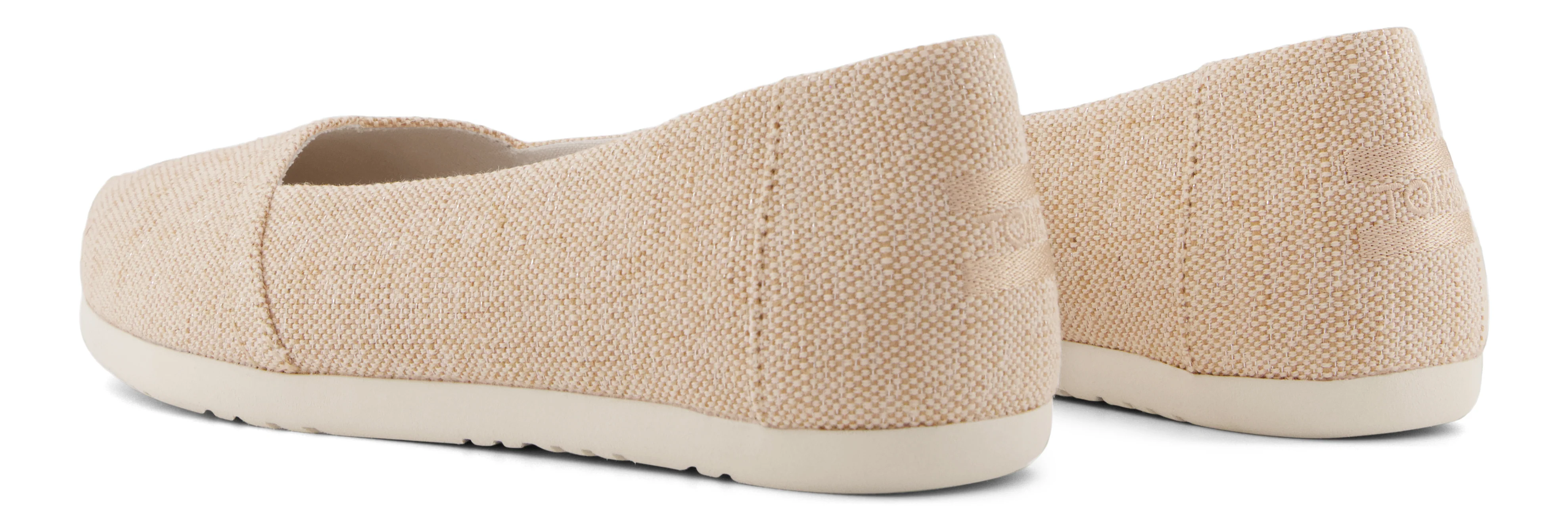 Alpargata Ballet Flat - Champagne Sparkle Woven - Image 4