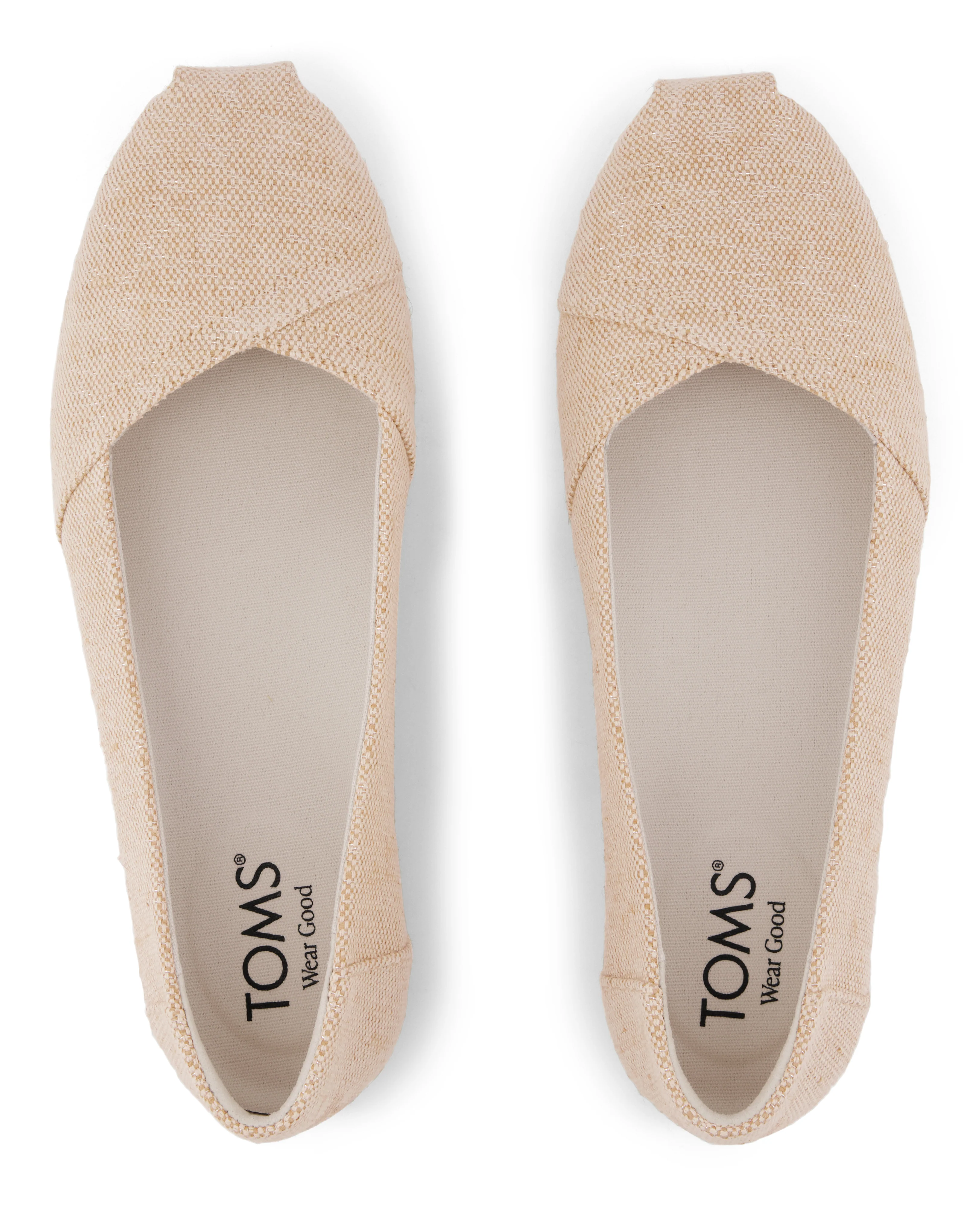 Alpargata Ballet Flat - Champagne Sparkle Woven - Image 5