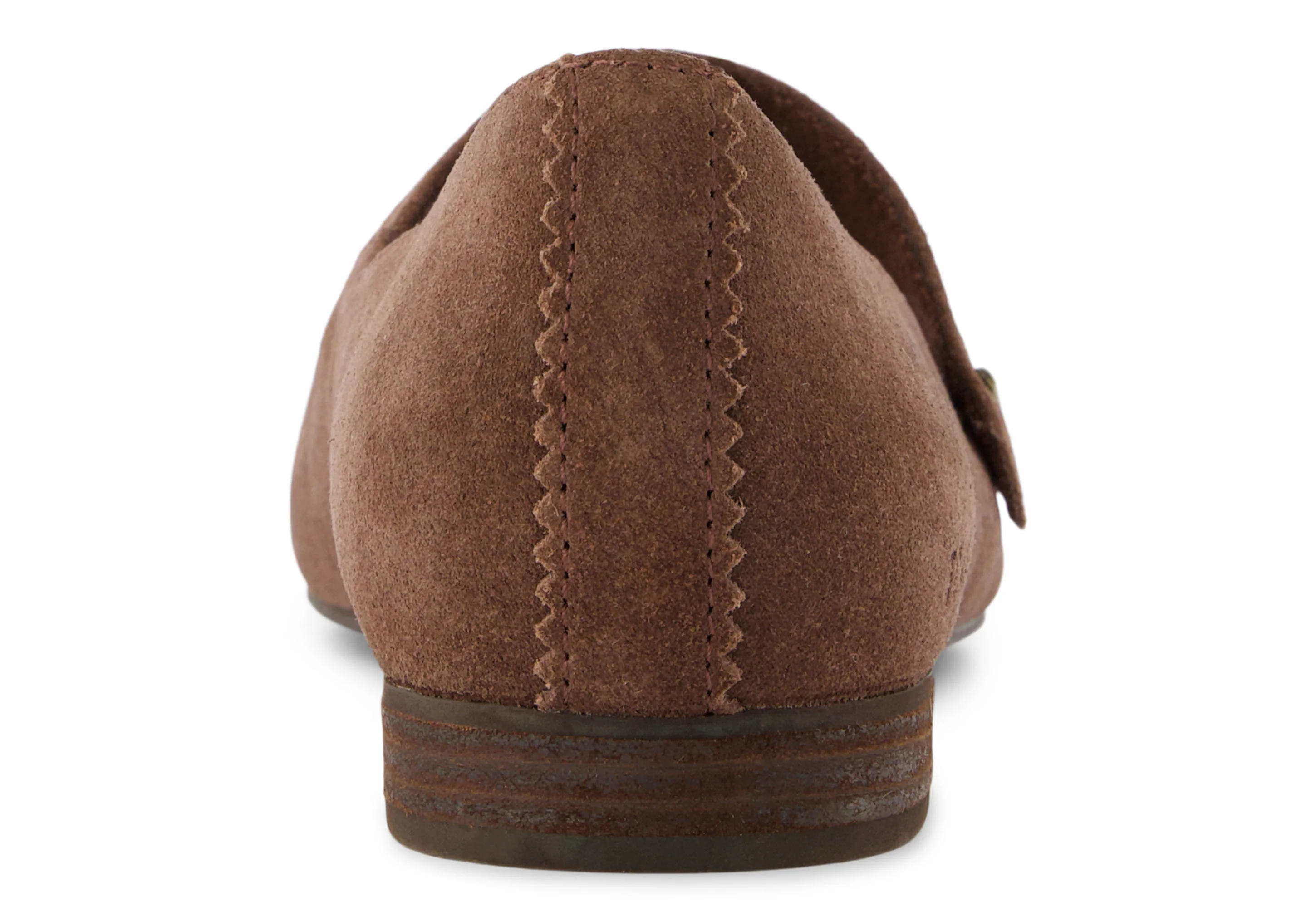 Bianca Flat - Oak Brown Suede - Image 5