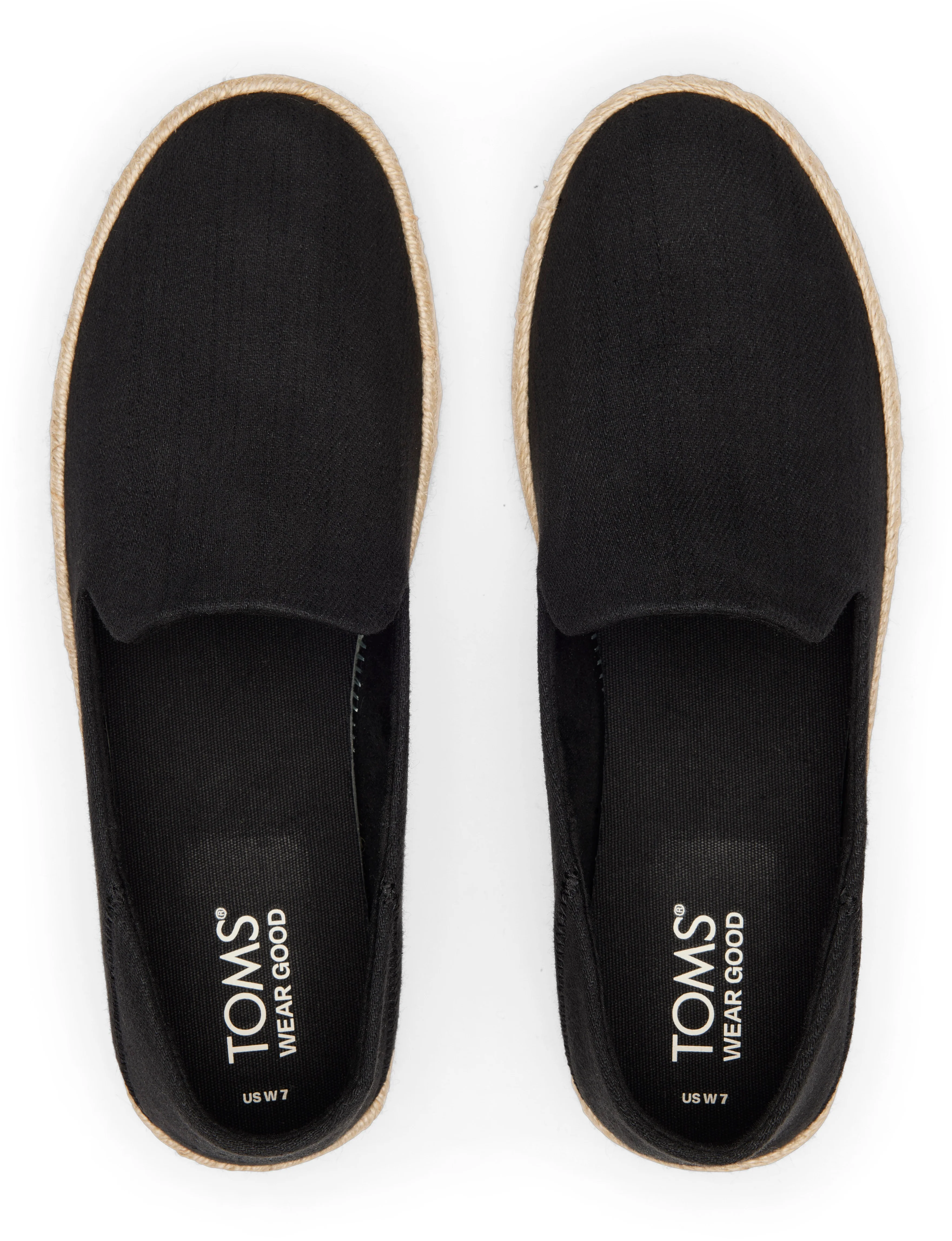 Carolina Espadrille - Black Twill - Image 5