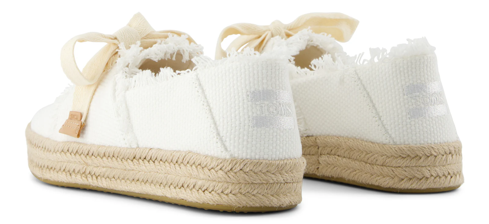 Carolina Lace-Up Espadrille - White Beachside Woven - Image 5