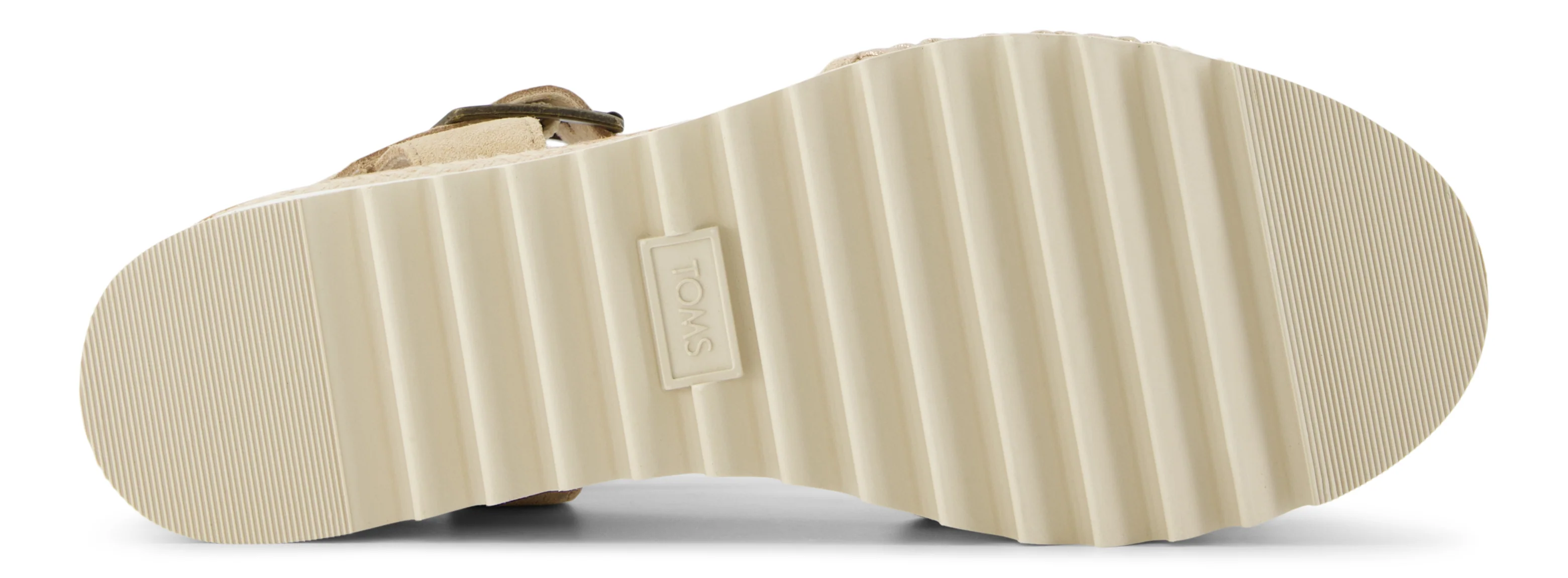 Diana Wedge Sandal - Champagne Metallic Basket Weave - Image 6