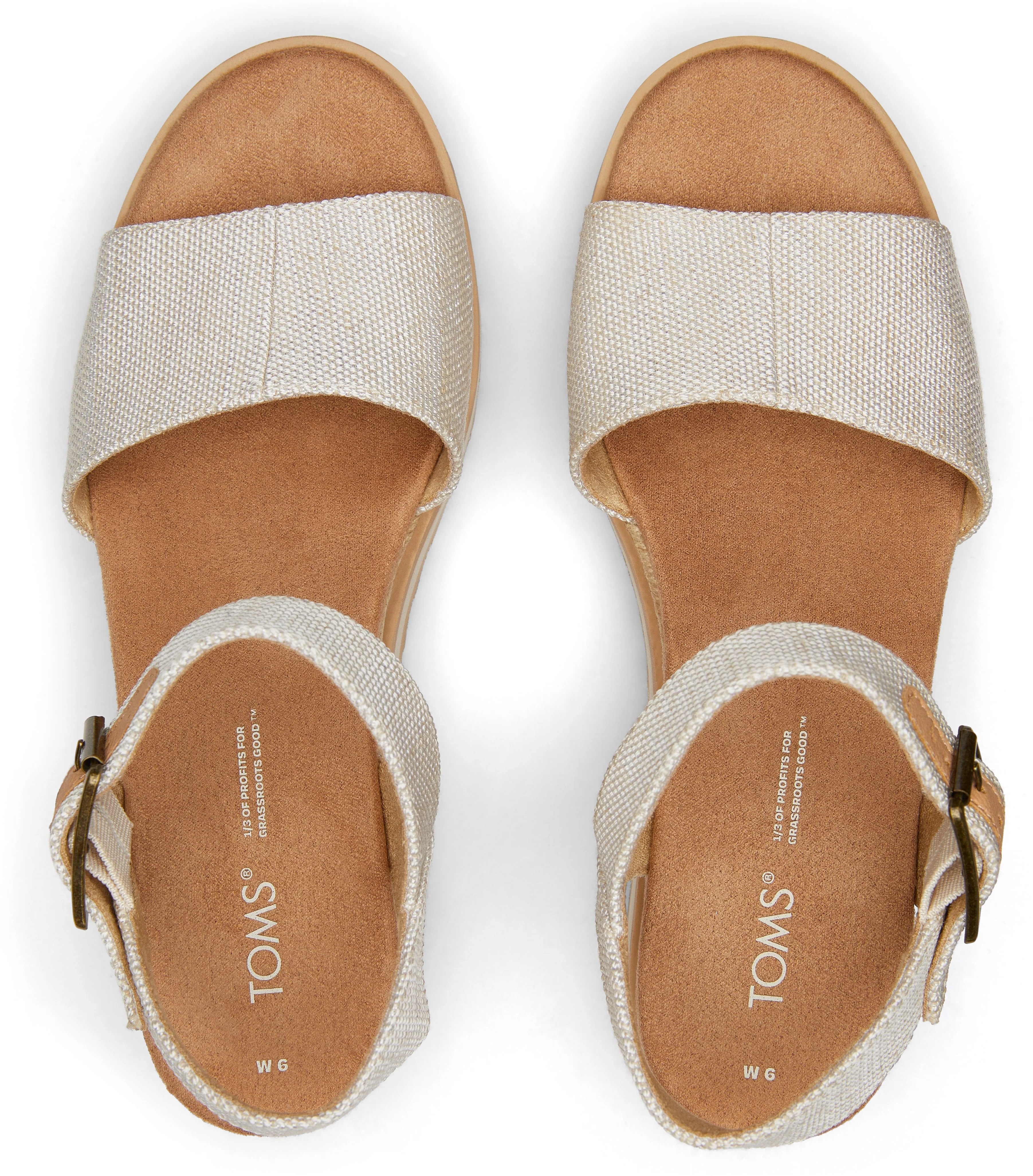 Diana Wedge Sandal - Natural Yarn Dye - Image 5
