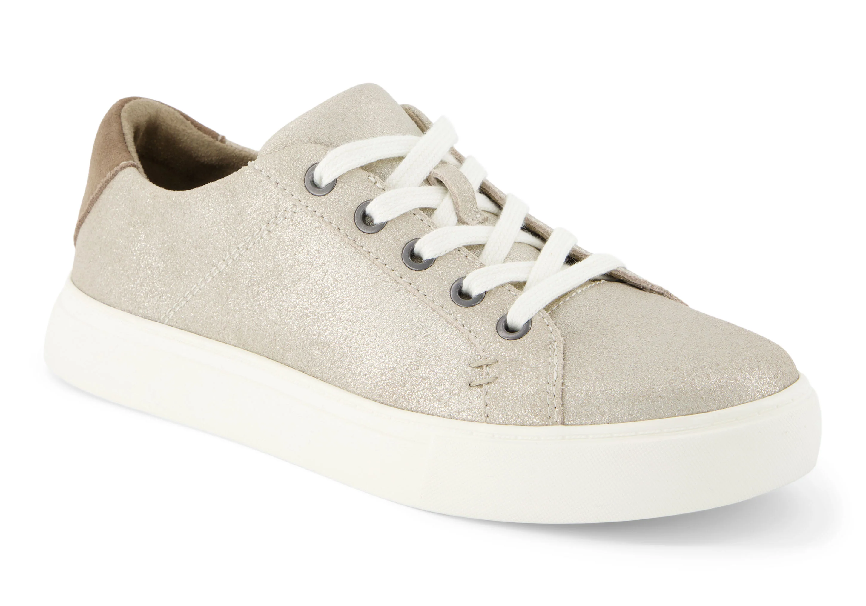 Kameron Sneaker - Champagne Metallic Suede - Image 3