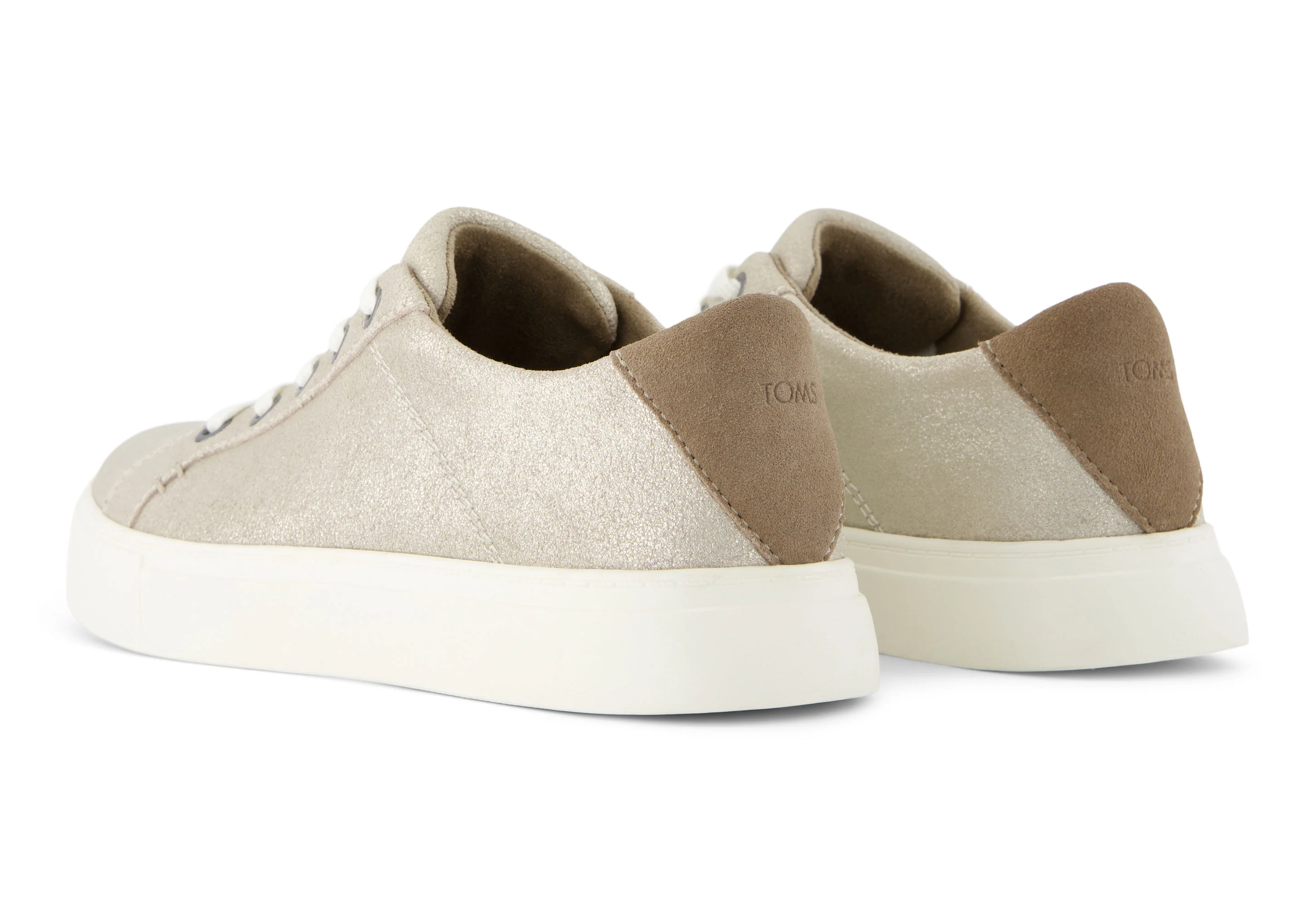 Kameron Sneaker - Champagne Metallic Suede - Image 4