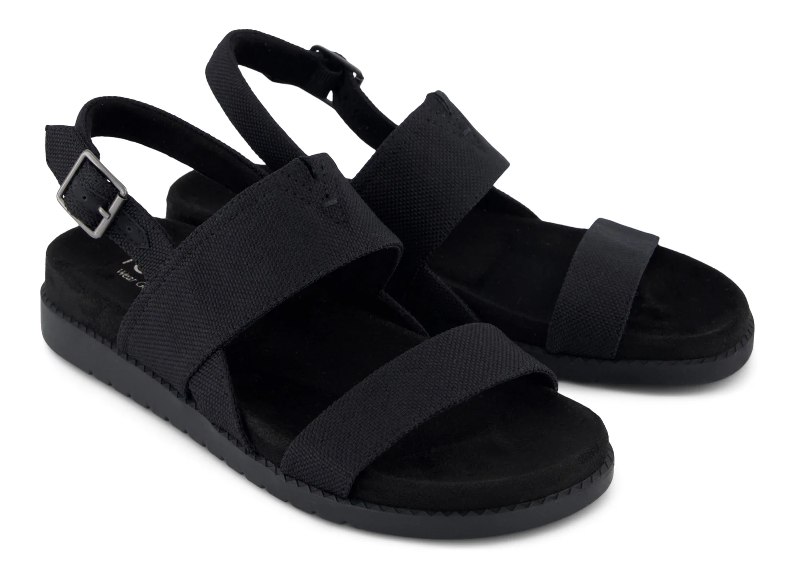 Marin Sandal - Black Heavy Canvas - Image 3