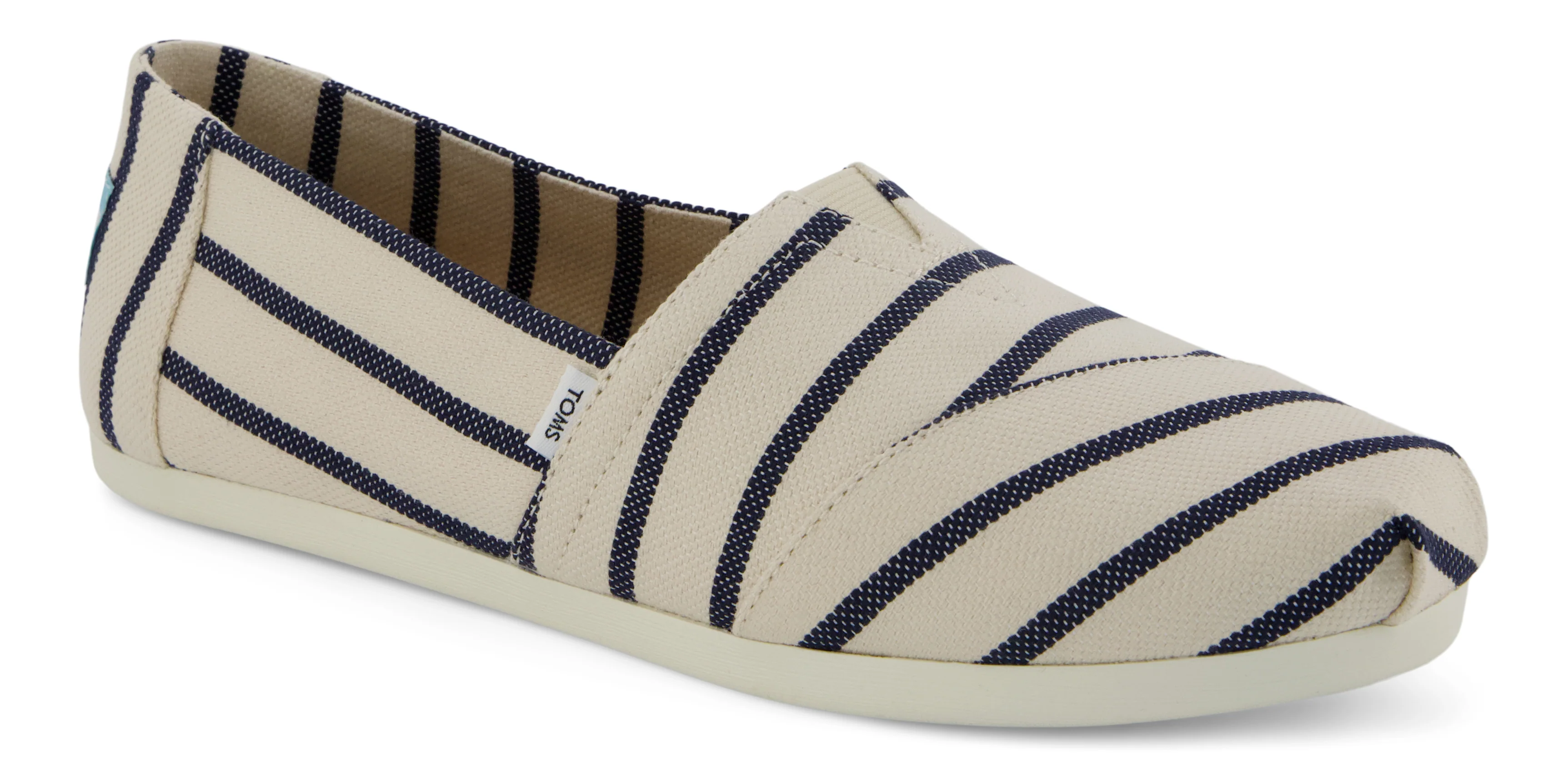 Women's Alpargata Classic - Natural/Navy Riviera Stripe - Image 3